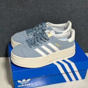 adidas Gazelle Women's Sneakers in Light Blue and White
